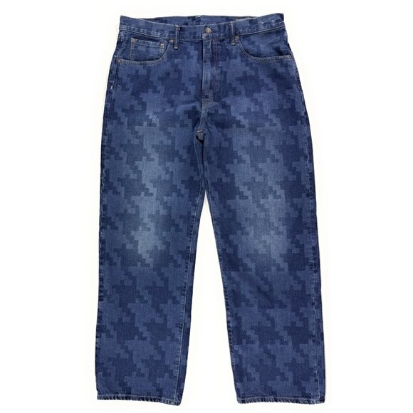 Gap x Dap Cotton 90s Loose Jeans Size 36x32 Harlem Dapper Dan Limited Edition - Picture 3 of 12